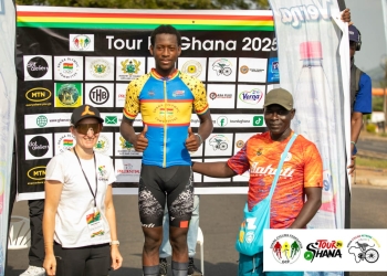 PHOTOS: Tomas De Neve of Team Belgium wins Tour Du Ghana Stage 3