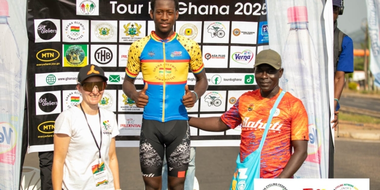 PHOTOS: Tomas De Neve of Team Belgium wins Tour Du Ghana Stage 3