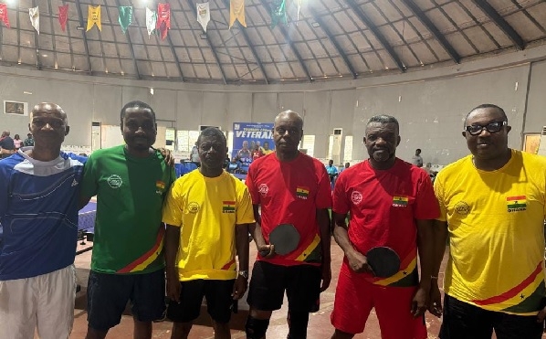 Ghana’s veterans table tennis team dominate regional ournaments in Togo and Benin