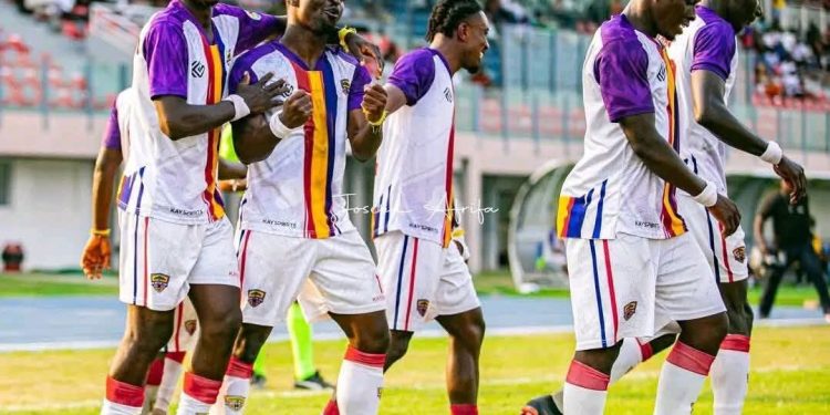 10-man Hearts stun Kotoko in Kumasi