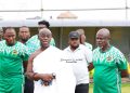 Kotoko introduce new coach to players