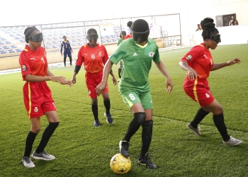 Blind footballer Ramatu Salifu in Japan for world camp