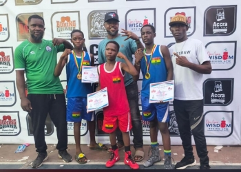 Accra Box Cup draws 62 young boxers in thrilling showcase at Wisdom Boxing Gym