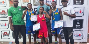 Accra Box Cup draws 62 young boxers in thrilling showcase at Wisdom Boxing Gym