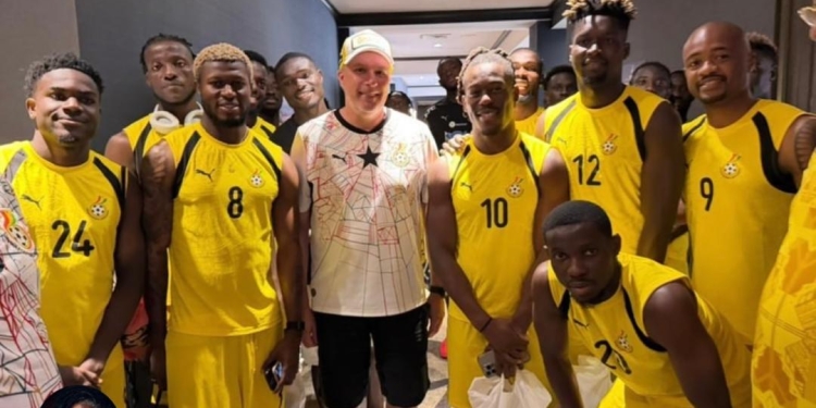 MTN boss visits, rallies support for Black Stars as round of 32 beckons