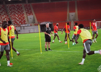 PHOTOS: Black Stars train in Bouake ahead of Ivory Coast clash